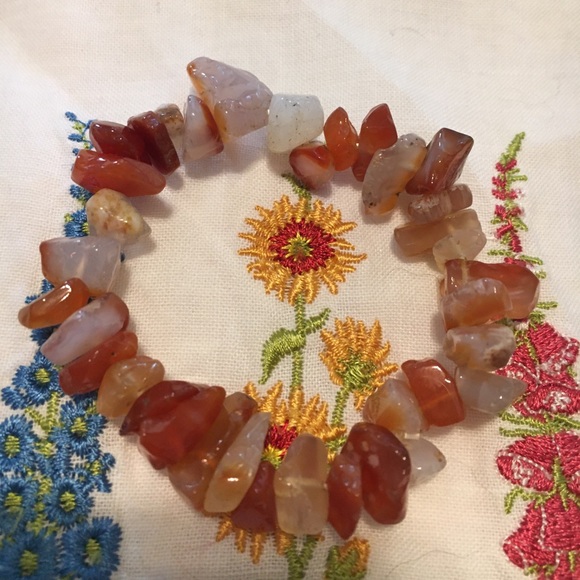 Carnelian Bracelet, Stone of Hope & Happiness. - Picture 4 of 4